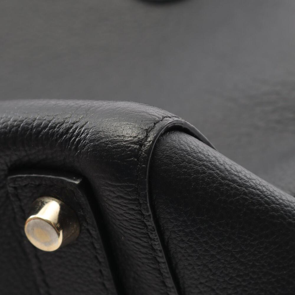 Dior Open Bar Handbag Leather Black - Picture 6 of 8